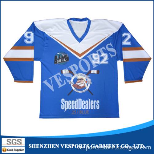Canadian OEM Full Sublimation Ice Hockey Jerseys Sublimated